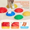 Turtle Balance Stepping Stones – 6 PCS Kids Turtle Jumping Stones, Up to 220 lbs, Indoor/Outdoor Obstacle Course Coordination Toys (Ages 3–8+)