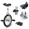 16" Fitness & Practice Unicycle – Steel Frame, Anti Slip Pedals & Padded Seat
