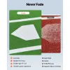 Baseball Hitting Mat – 12x6 ft Batting Cage Mat with Home Plate, Anti Fade Turf & Non Slip Backing (Green)