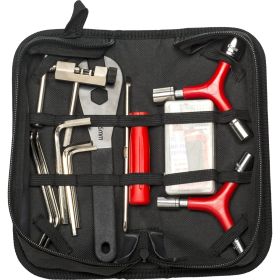 Home Bike Repair Tool Kit with Carry Bag & Patch Kit | Bicycle Maintenance
