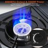 Black Portable Backpacking Stove | Compact Camping Cooker