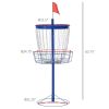 24-Chain Portable Disc Golf Target (Blue)