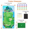 Casual Golf Game Set - Indoor/Outdoor Chipping Mat & 20 Balls