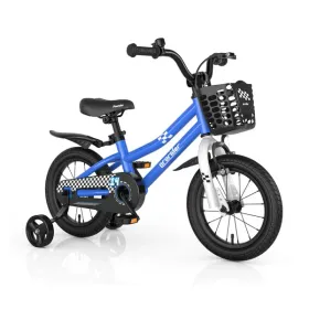 14 Inch Kids’ Bike with Training Wheels – Toddler Bicycle for Ages 3–5, Beginner Balance & Learning Bike