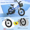 14 Inch Kids’ Bike with Training Wheels – Toddler Bicycle for Ages 3–5, Beginner Balance & Learning Bike