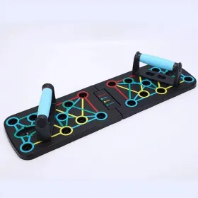 Push Up Board System – Color Coded Multi Exercise Board with Detachable Bars for Home Fitness