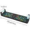 Push Up Board System – Color Coded Multi Exercise Board with Detachable Bars for Home Fitness