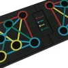 Push Up Board System – Color Coded Multi Exercise Board with Detachable Bars for Home Fitness