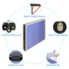 Indoor Outdoor Ping Pong Table 4.5ft – Foldable Portable Table Tennis Set with Net and Paddles