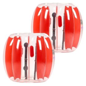 Inflatable Bumper Balls 2-Pack, 3FT/0.9M Body Sumo Zorb Ball, Durable Thick PVC Human Hamster Bubble Knocker for Outdoor Sports Team Gaming Play