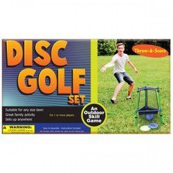 Throw-&amp;-score Disc Golf Set