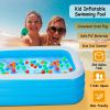 Inflatable Swimming Pools Inflatable Lounge Pool for Kids Baby Adult Inflatable Water Ball Pool for Outdoor Garden Backyard Summer Water Party 120*72*