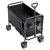 Double Decker Collapsible Wagon – 400L Heavy Duty 450lbs All-Terrain Cart