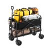 Double Decker Collapsible Wagon – 400L Heavy Duty 450lbs All-Terrain Cart