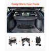 Double Decker Collapsible Wagon – 400L Heavy Duty Folding Cart with All Terrain Wheels, Supports 450 lbs