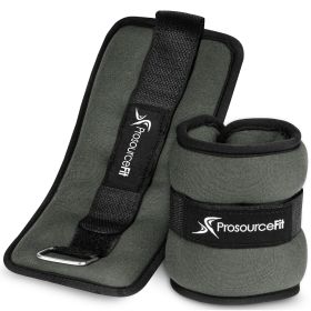 Ankle Weights 2 lb, Set of 2,Grey