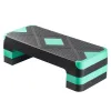 28" Aerobic Step Platform with 4 Risers (Green) | Home Gym