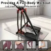 Foldable Air Walker Elliptical – Low Impact Cardio Cross Trainer Glider with LCD Monitor