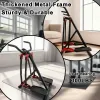 Foldable Air Walker Elliptical – Low Impact Cardio Cross Trainer Glider with LCD Monitor