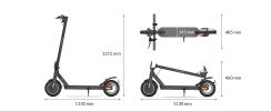 ES09 Folding Electric Scooter – 350W Motor, 10" Tires & Turn Signals