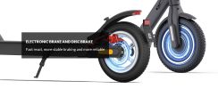 ES09 Folding Electric Scooter – 350W Motor, 10" Tires & Turn Signals
