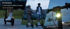 ES09 Folding Electric Scooter – 350W Motor, 10" Tires & Turn Signals