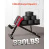 Multi Functional Weight Bench – Adjustable Roman Chair Hyperextension Bench for Full Body Workout