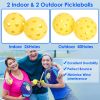 Fiberglass Pickleball Set - 2 Paddles, 4 Balls & Cooling Towels