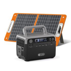 Flashfish 300W Solar Generator – 230.4Wh LiFePO4 & 60W Panel