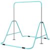 Kids Folding Gymnastics Bar - Height Adjustable Kip Bar (Vibrant Green)