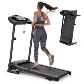 Folding Treadmill with Incline (2.5HP, 12KM/H) – Electric Home Gym Treadmill