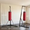 Freestanding Punching Bag with Stand for Adults | Red Canvas