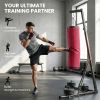 Freestanding Punching Bag with Stand for Adults | Red Canvas