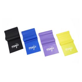 Full Body Exercise Stretch Bands Variable Resistance 4 Pack