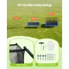 Outdoor Rectangle Trampoline – 8×14 FT ASTM Approved with Enclosure Net (Max 265 lbs)