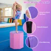 22.5" x 26" Octagon Tumbling Mat – Thick Foam Training Shape with Zippered Cover for Gymnastics, Cheer & Home Practice