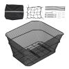 Heavy-Duty Metal Wire Bicycle Rear Basket