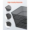Heavy-Duty Metal Wire Bicycle Rear Basket