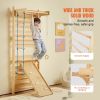 5-in-1 Wooden Swedish Ladder Wall Gym & Indoor Climbing Set (220 lbs)