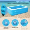 Inflatable Swimming Pool – Large 120×72×24in Family Lounge Pool for Kids & Adults