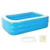 Inflatable Swimming Pool – Large 120×72×24in Family Lounge Pool for Kids & Adults