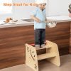 Wooden Triangle Climber Set with Seesaw - Toddler Gym