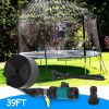39ft Kids Trampoline Sprinkler | Outdoor Backyard Water Park Toy