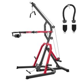 Leverage Gym Machine with 2:1 LAT Low Row – Home Gym Workout Station
