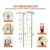 5-in-1 Indoor Jungle Gym for Toddlers | Carbon Steel Swedish Ladder