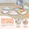Balance Stepping Stones for Kids – 6 Piece Non Slip Sensory Coordination Set (Up to 220 lbs)