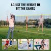 Badminton Net – 14 ft Adjustable Volleyball, Pickleball & Tennis Net Set with Poles, Stand & Carry Bag