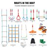 Ninja Warrior Obstacle Course for Kids | 2 x 50ft Slacklines