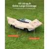270 Degree Awning with Bulit-in LED Lights, 117 sq.ft Driver Side Vehicle Awning