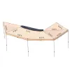 270 Degree Awning with Bulit-in LED Lights, 117 sq.ft Driver Side Vehicle Awning